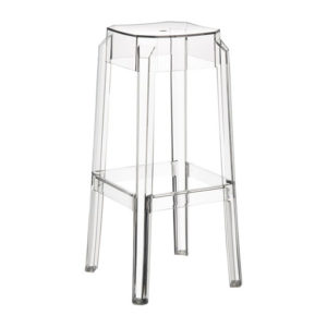 tabouret de bar transparent design