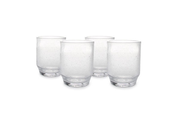 Verre 34cl empilable Drip - set/4