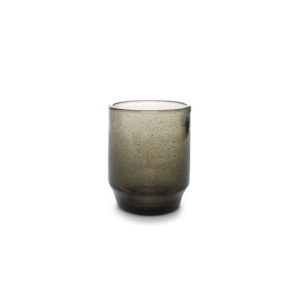 Verre 34cl empilable smoked Drip - set/4