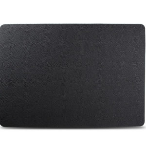 Set de table 43x30cm cuir rect. noir TableTop