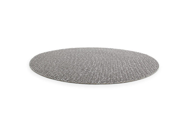Set de table 42cm rond tresse gris TableTop