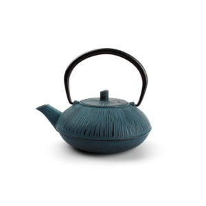 Théière de service 50cl fonte+filtre black on blue