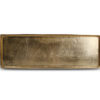 Plat décoratif 48,5 cm x 16 cm or Charm