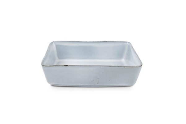 Plat à four 20x13,5xH5,5cm rectang. bleu Artisan