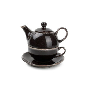 Tea for one set noir Artisan