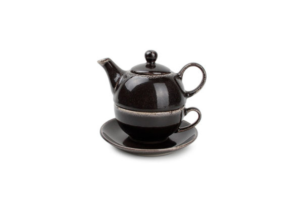 Tea for one set noir Artisan