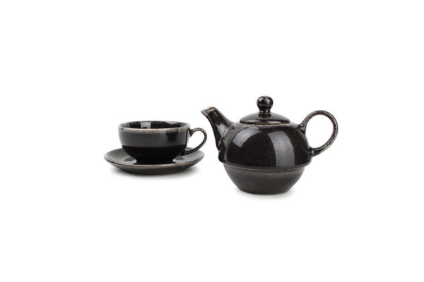 Tea for one set noir Artisan