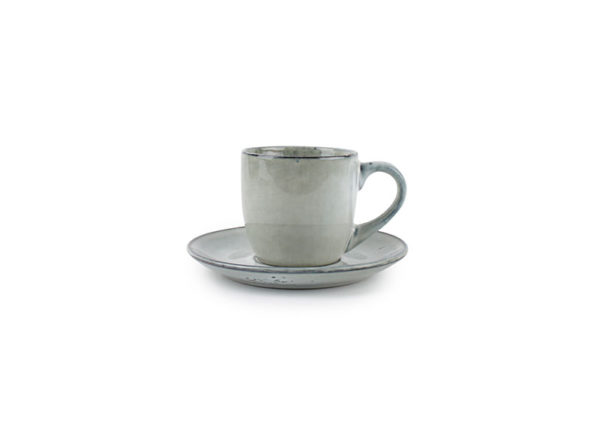 Tasse 0.22l et soucoupe 14.9cm vert Artisan