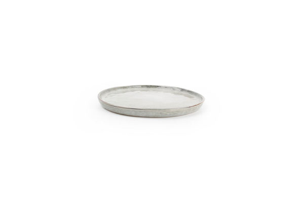 Assiette plate 20cm vert Artisan