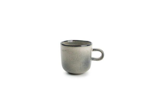 Tasse 0,24L et soucoupe 15cm gris/vert Meridian