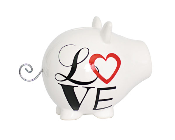Tirelire love Oink