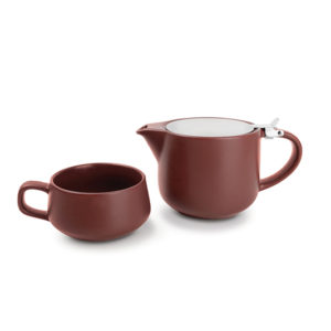 Théière 0,6L filtre+tasse 0,26L T4M brownsp.Anders