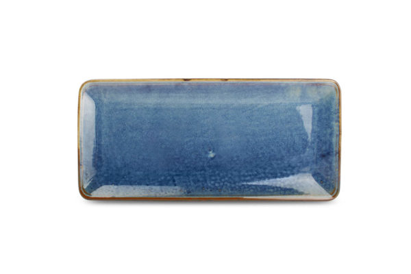 plat Nova bleu 16 x 35,5 cm