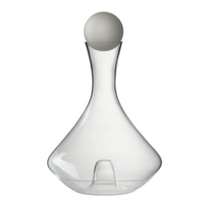 Carafe moderne courbée verre (20x20x31,5 cm)