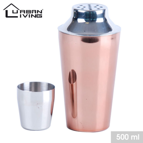Shaker rose argenté