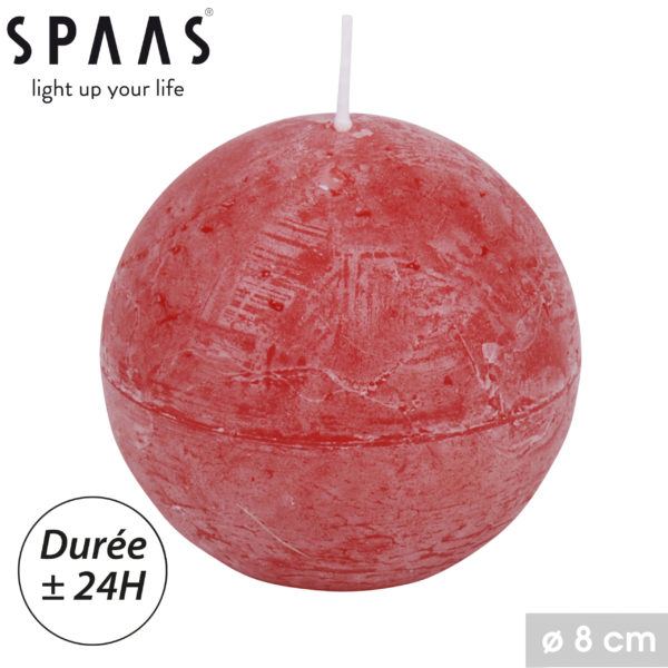 Bougie Ronde Rose