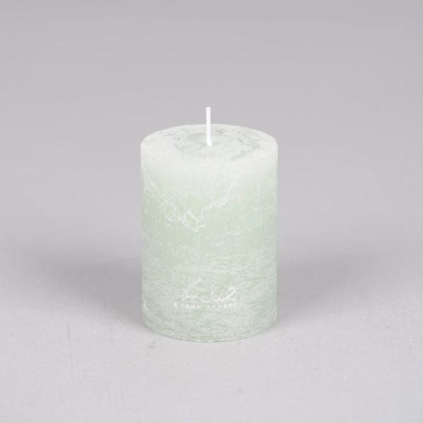 Bougie Rustique Vert Clair S