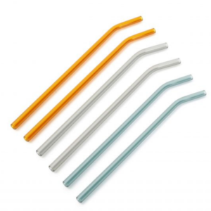 Lot de 6 pailles Nero