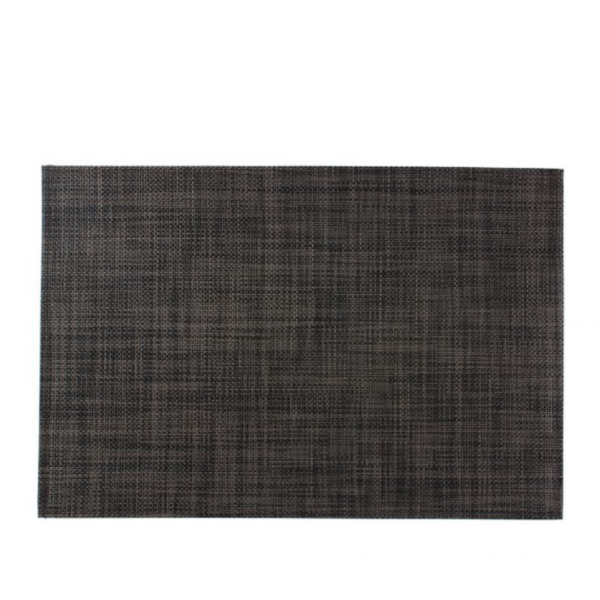 Set de table 30x45 cm noir/gris Artisan