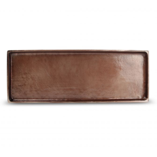 Plat décoratif 37x14cm cuivre Charm – Image 2