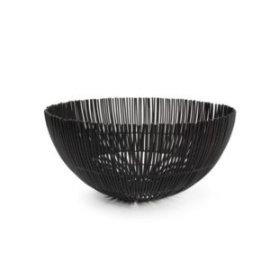 Panier métallique 25xH12cm noir Iris