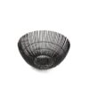 Panier métallique 18,5xH9cm noir Iris – Image 2